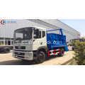 Económico Dongfeng D90 12tons camión de basura con brazo